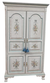 Paint Decorated Armoire