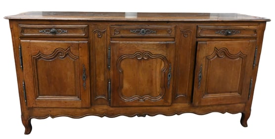 Louis XV Style Oak Sideboard