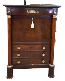 French Empire Secretaire Abattant