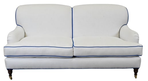 Custom Two Seat Sofa Attributed to George Smith