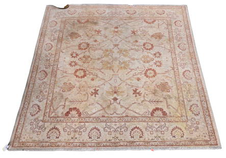 Modern Sultanabad Oriental Rug: Modern Sultanabad Oriental Rug 5' 9" x 5' 10"
