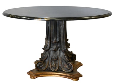 Faux Marble Top Coffee Table