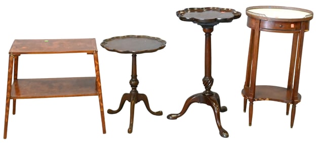 Four Piece Table Lot