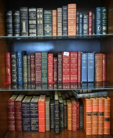 Approximately 50 Gryphon Edition Leather Bound Books on Law