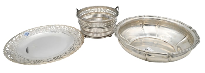 Three Piece Continental Silver Group