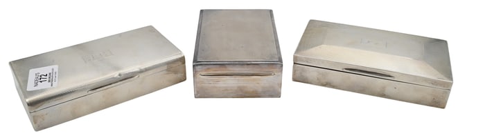 Three Silver Boxes