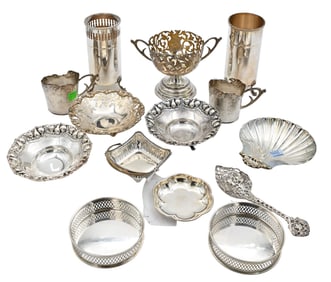 Group of Sterling and Continental Silver