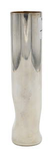 Tiffany & Company Sterling Silver Thumb Vase by Elsa Peretti: Tiffany & Company Sterling Silver Thumb Vase by Elsa Peretti height 6 1/2 inches, 6.1 t.oz.