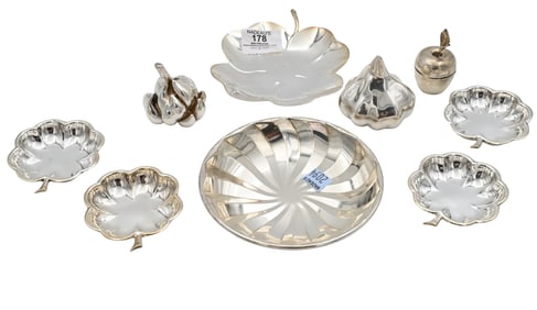 Nine Piece Group of Tiffany & Company Sterling Silver