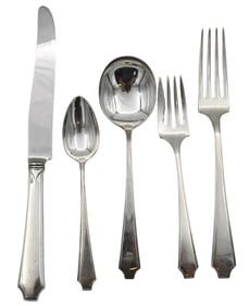96 Piece Reed and Barton Sterling Silver Flatware Set