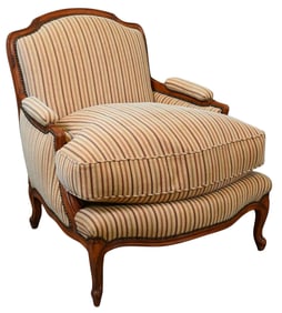 De Angelis Ltd. Large Louis XV Style Bergere Armchair