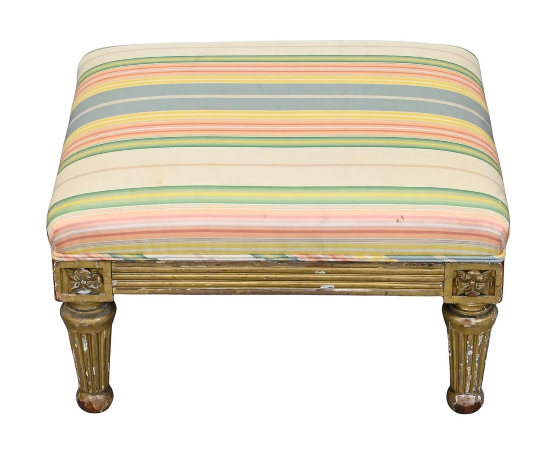 Louis XVI Style Footstool (1 of 6)
