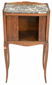 Louis XV Style Marble Top Side Table