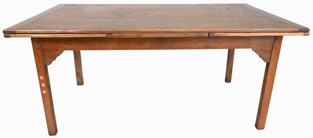 Custom Jacobean Style Oak Dining Table