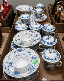 16 Piece Meissen Blue Onion Trembleuse Set