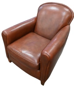Lee Industries Leather Upholstered Club Chair