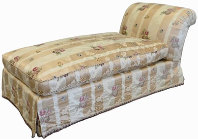 Custom Upholstered Chaise Lounge