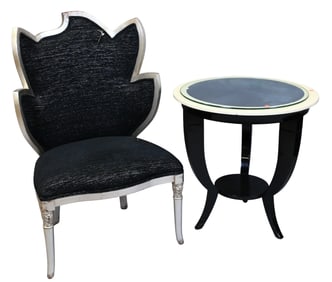 Two Piece Art Deco Furniture Lot