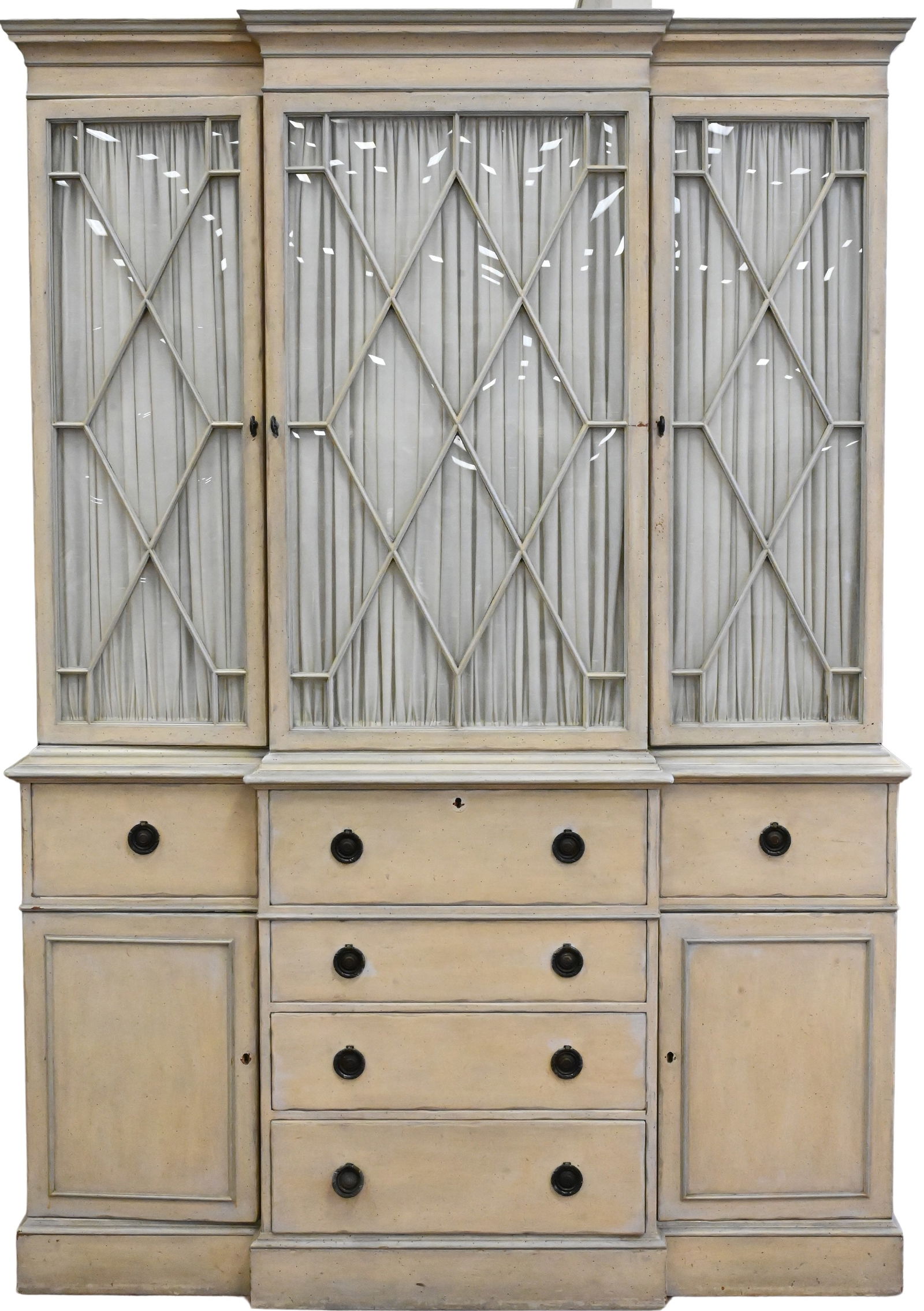 Baker Two Part Breakfront (1 of 6)