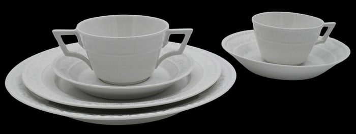 65 Piece KPM Berlin Porcelain "Kurland" Dinner Service