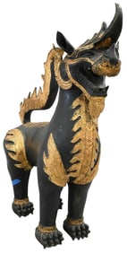 Bronze Foo Dog Figure / Statue