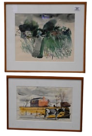 Set of Three William Teodecki (20th Century) Framed Landscapes