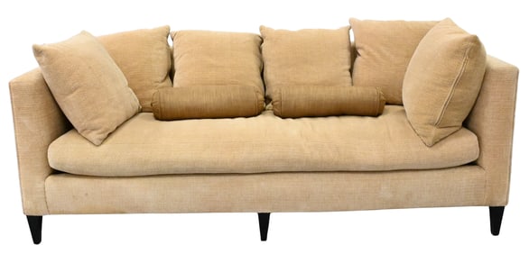 Upholstered Sofa with Pillow Back