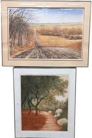 Two Large Framed Landscapes