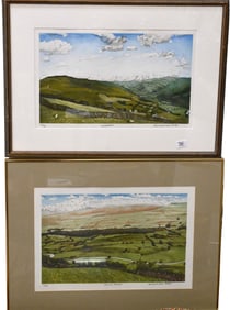 Three Frances St. Clair Miller (British 20th/21st Century) Framed Landscapes