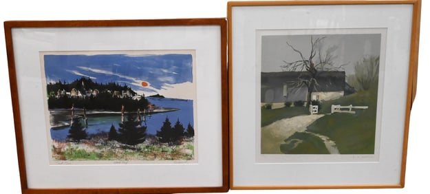 Group of Four Decorative Framed Landscapes
