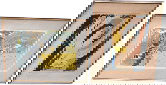 Group of Framed Mid-Century Lithographs