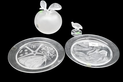 13 Piece Lalique Crystal Grouping