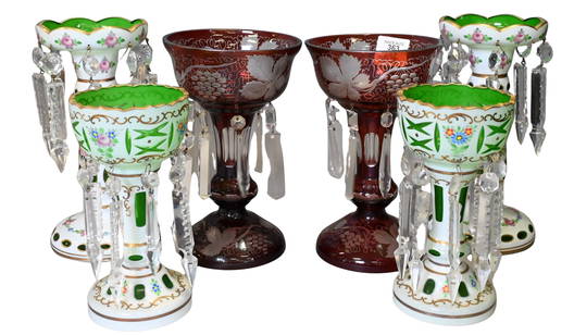 Glass Candle Holders
