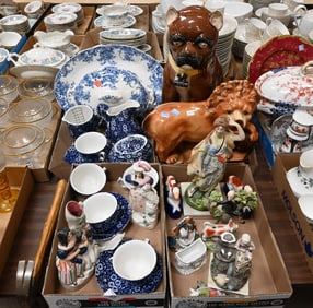 Four Box Lots of Mostly Staffordshire