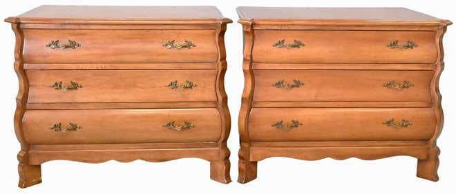 Pair of Contemporary Three Drawer Stands