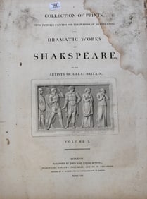 "The Dramatic Works of Shakespeare" Large Folio Volume I