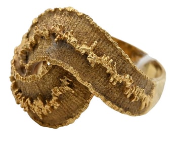 18K Yellow Gold Ring