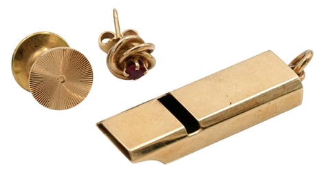 Three Piece 14K Gold Tiffany and Company Group