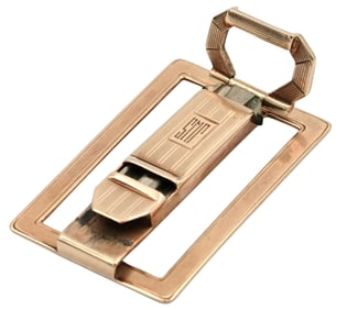 14K Yellow Gold Money Clip