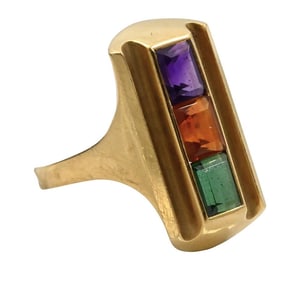 18K Yellow Gold Ring