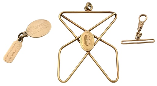 14K Yellow Gold Three Piece Lot