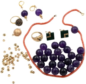 Group of 14K Gold Jewelry