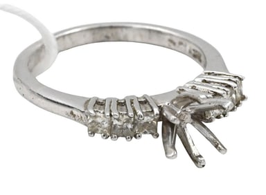 Platinum (950) Engagement Ring Setting