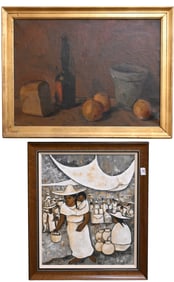 Two Framed Paintings