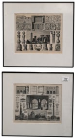 Six Framed 19th Century Architectural Engravings by Henry Winkles (British 1801-1860)