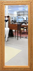 Full Length Gilt Decorated Mirror