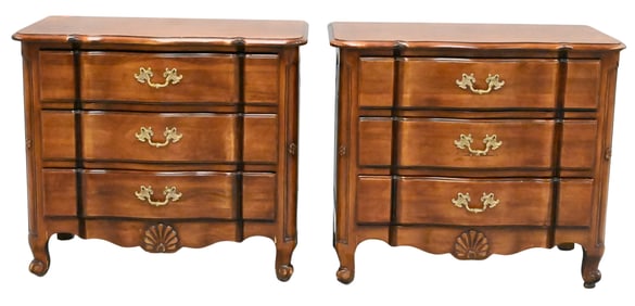 Pair of Wellington Hall Louis XV Style Diminutive Chests