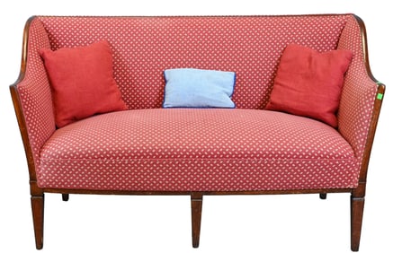 Continental Upholstered Settee