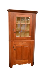 Benchmade Cherry Corner Cabinet