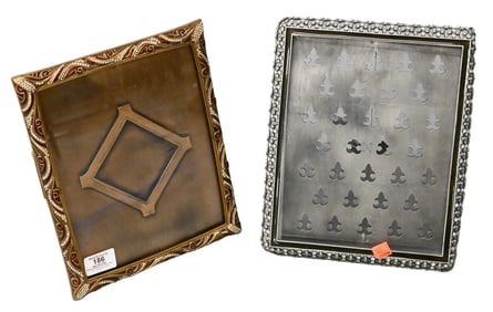 Two Jay Strongwater and Edgar Berebi Jeweled Picture Frames
